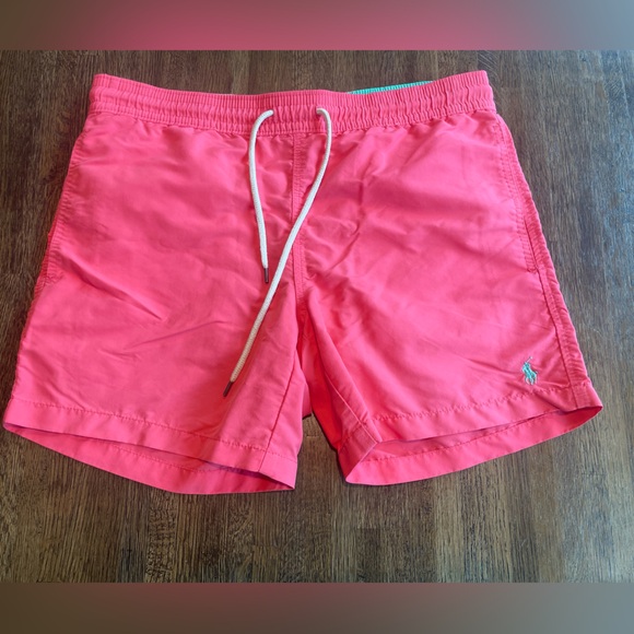 Ralph Lauren Salmon/Coral Colored Swim Trunks - Size  XS - Picture 1 of 6
